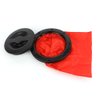 Kayak Boat Cover Deck Hatch with Hole Threaded Lid for Kayak Boat Kit Contain Red Pocket