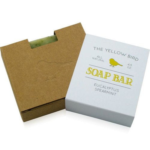 The Yellow Bird Natural Bar Soap (Eucalyptus Spearmint, 1 Bar)