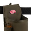 Bucket Boss Fastener Tool Pouch with FlapFit in Brown, 54160, Green