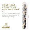 Kent 6T TW Fine Tooth Comb and Wide Tooth Hair Comb Styling Comb for Hair Care, Barber and Beard Combs For Men Grooming-Hair Combs for Men, Women and Kids Hair Care for Wet or Dry, Medium Thick Hair