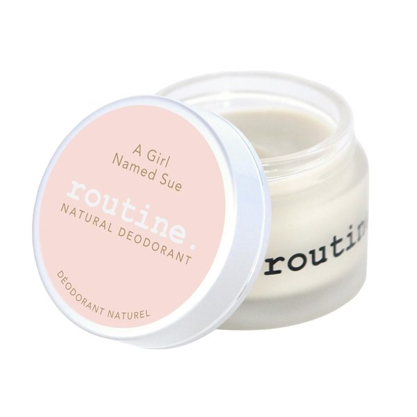 Routine Natural Deodorant A Girl Named Sue (Reduced Baking Soda) Deo Jar | 2 Fluid Oz. Natural Deodorant | Aluminum Free Natural Deodorant For Women & Men (Cream Jar Formula)