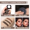 Dark Brown Hairline Powder Root Cover Up Powder Root Touch Up Powder Hairline Shadow Powder,Hair Root Touch up Powder for Thinning Hair, Bald Spots,Grey Hair
