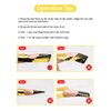200 PCS Nail Forms for Acrylic Nails, Rectangle Acrylic Nail Forms, Nail Extension Form Guide Sticker for Polygel, Gel Nails Art Paper Form for Builder Gel