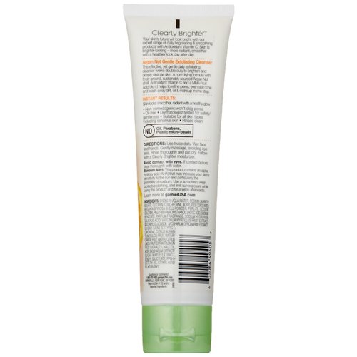 Garnier SkinActive Argan Nut Face Scrub with Vitamin C, 4.7 Fl Oz