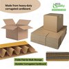 6x6x6 Corrugated Shipping Box, Heavy-Duty Moving & Storage Boxes, Strong, Eco-Friendly Cardboard for Packing, Shipping, and Storing (25)
