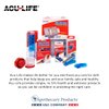 Acu-Life Daily Travel Pocket Pharmacy Pill Organizer, Vitamin Case, Medicine Container, Portable Round Pill Box, Color May Vary