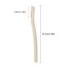 Biodegradable Eyebrow Razors, Facial Hair Remover, Shaver, Trimmer, Shaper, Dermaplaning Tool, 12 pcs Natural Color