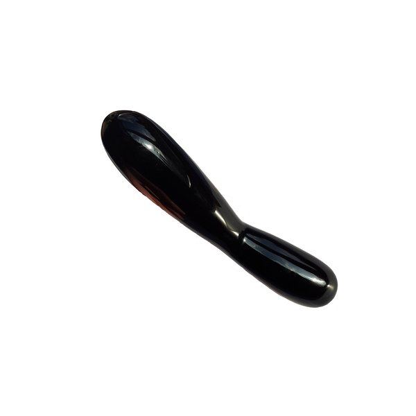 Chakra Crystal Gemstone Wand 8 inch (21 cm) Long, with Curved Shaft, Excellent for Healing, Massage, Meditation, Reiki or Manifestation