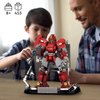 HIGH GODO Flame Mech Building Model Toy for Kids,Cool Joint Movable Mech Display Set with Exclusive Display Stand, Birthday Gifts for Boys 8-12（453PCS）