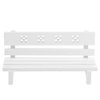 Zerodis 1/12 Scale Dollhouse Wooden Park Bench Simulation Miniature Furniture Chair Park Seat Mini Dollhouses Landscape Art DIY Craft Ornament Fairy Garden Decor Doll Toys Accessories (White)