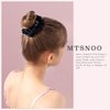 MTSNOO Silk Scrunchies for Hair Sleep 100% Pure 22 Momme Mulberry Silk Scrunchies for Curly Hair with Elastic Band 3 Pack Silk Hair Ties Ropes Scrunchies Set for Women Girls