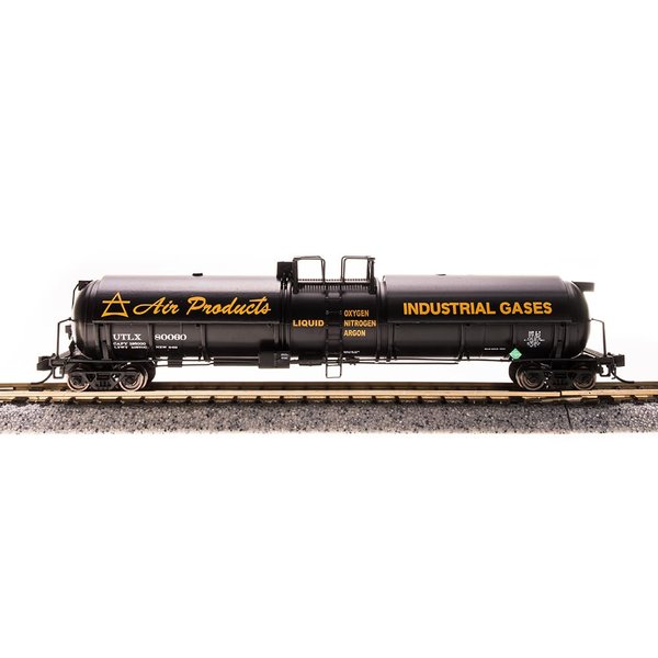Broadway Limited 3721 Cryogenic Tank Car, Air Products, 2-Pack N