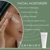 Skinjoy Face Moisturizer for Dry Skin, w/Hyaluronic Acid, Collagen, Aloe, Facial Skin Care Products, Skin Care, Body Wash, Face Wash - 183 ml / 6.2oz