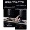 ALABS USB Microphone,Condenser Podcast Microphone for Computer,Mac,Smartphone,Plug&Play Gaming Mic with LED Quick Mute,1/8" Headphone Monitor Jack,for Recording,Singing,YouTube,Tiktok