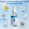 Nudenta Odontic Repair, Cavity Healing Tooth Armor Liquid, Nano Hydroxyapatite Remineralization Complex for Cavity Repair, Teeth Whitening with Remineralization Drops, Enamel Strengthening - 60ml