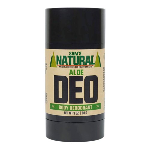 Sam’s Natural Deodorant - Aloe - Aluminum Free DEO - No phthalates, parabens, sulfates, or dyes - Made in New Hampshire - For Men, Women, Unisex - Vegan, Cruelty Free - 3 oz
