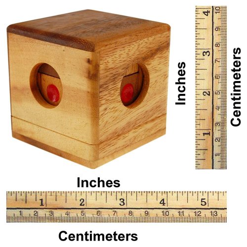 Dice Cube 3D Wooden Brain Teaser Puzzle
