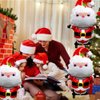 HADCKJA Santa Claus Balloons Christmas Balloons Cute Santa Claus Foil Balloons for Christmas-Themed Party Birthday Party Supplies Decorations Party Decorations Balloons Party Sets-3pcs