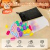 36 PCS Silicone Building Blocks Set for Kids Ages 3+ Years, Soft Colorful Toddler Blocks in 6 Colors and 6 Shapes, Safe Creative Toddler Toys, Stacking Blocks for Family Games Classroom Supplies