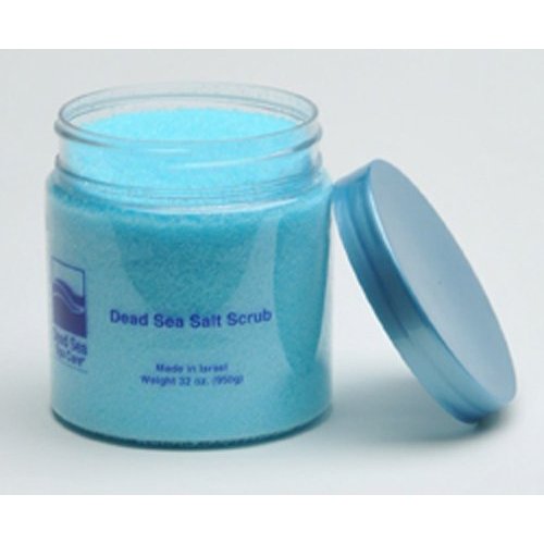 Father's Day Gifts Dead Sea Spa Care, 16 oz Dry Dead Sea Salt Scrub (Pack of 2), Dead Sea Products