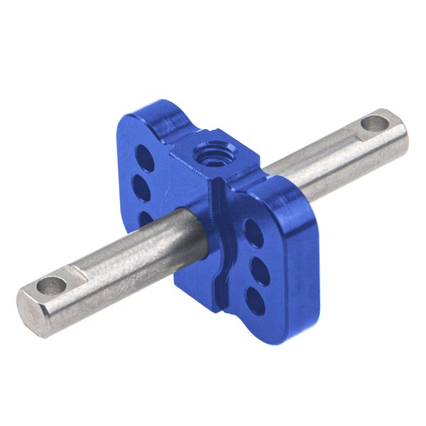 ShareGoo RC Differential Locker Spool Diff. Case Mount Compatible with 1/10 Traxxas 2WD Slash Bandit Rustler Stampede VXL Brushless 2WD RC Models Car Truck (Blue)