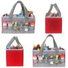Vakdon 2PCS with Toys Portable Carrying Case for Toniebox Starter Set, Headphones and Charging Station, Can Hold 30-40 Tonies Figures Characters, Travel Storage Bag for Toniebox (Gray+Red)