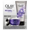 Olay Retinol 24 Jumbo Packs- 1 Cleanser 150 mL, 1 Moisturizer 50 mL+ 2 Regenerist Vitamin C + Peptide 24 Face Moisturizer (1.7 oz X2) & Free air freshener