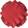 2-Ply Luncheon Napkins Party Tableware, 480 Ct., 6 1/2" x 6 1/2" Apple Red
