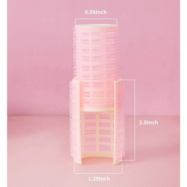 Hair Roller Curlers Bangs Self-Adhesive Hair Curling Styling Women DIY Makeup Tools 2Pcs Purple