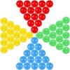 150 Pieces 144 mm Game Replacement Marbles Plastic Colored Game Balls Compatible with Hungry Hungry Hippos Greedy Frog
