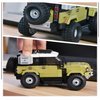 HIGH GODO Jeep Off-Road Car Building Blocks, City Truck Model Speed ​​Car Kit 317 Pieces 1:35, STEM Gift Toys for Kids Boys 8+