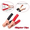 HayEastdor 8.2FT/2.5M SAE to Alligator Clips Wire Harness with 12V Switch 16AWG 2Pin SAE to Battery Clamp Cable Quick Disconnect Extension Cord with 15A Fuse Box
