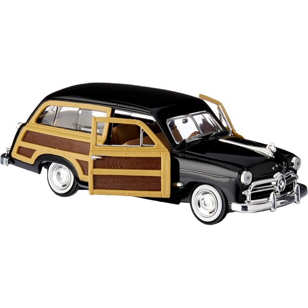 1949 Woody Wagon Black 1/24 Diecast Model Car by Motormax 73260black
