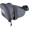 EVOC SEAT BAG TOUR saddle bag, Bicycle frame bag for more storage space on the seat post (size: M, 0.7 L storage space, abrasion-resistant, water-repellent, Hypalon reinforcement), Carbon Grey