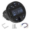 Marine Boat Stereo Receiver, Waterproof Boat Stereo Radio System, Marine Digital MP3 Player, No CD Player, 3" LCD Display, AM/FM Radio, USB Port, BT, AUX Subwoofer for Boat ATV UTV Off-Road Vehicles