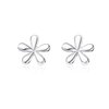 925 Sterling Silver Tiny Flower Stud Earrings, Hypoallergenic Cute Daisy Mini Sleeper Stud Earrings for Women Girls