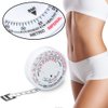 Body Measure Tape - Index Round Fat Measurement Fitness Measuring Body Retractable Tape Arms Chest Thigh or Waist Measuring Tape Fitness Goals BMI Calculator