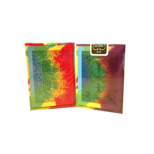 Lot 2 Bicycle Tie Dye Playing Cards Collection 3rd and 4th Generation Decks