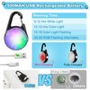 4 Modes Dog Lights for Night Walking, IP68 Waterproof Dog Collar Light, High Capacity Rechargeable Collar Lights for Night Time Clip On, Small and Light Collars