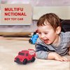Aigitoy Toddler Car Toys for 1-3 Year Old, BPA Free, Phthalates Free, PVC, Fire Engine Truck, Easter Christmas Birthday Gifts for 2 3 4 Year Boy Girl, Dishwasher Safe, Recycled Plastic,Red