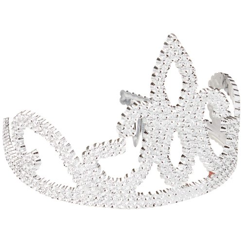 Forum Novelties Silver Tiara with Combs