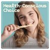 Bamboozle Eco-Friendly Toothbrush for Kids- Sustainable Bamboo Design, Biodegradable & Stylish Oral Care Solution (Rainbow, Pack of 3)