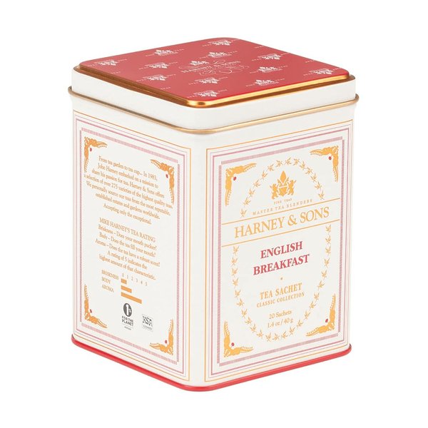 Harney & Sons Black Tea, English Breakfast, 20 Sachets
