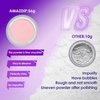 Dip Powder Clear Color, 2 Ounce/ 56 Gram, AMAZDIP Dipping Powder Nail System for French Nail Art Design Salon/DIY at Home