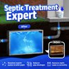 Vacplus Septic Tank Treatment 12 Pcs for 1-Year Supply, Dissolvable Packs with Easy Operation, Durable Biodegradable Enzymes for Wastes, Greases & Odors