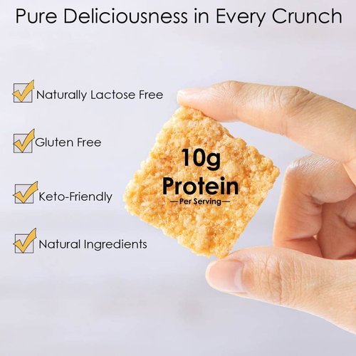 Sonoma Creamery - Cheese Crisps, Parmesan, 10 Oz (1 Count) | Savory Snack | High Protein | Low Carb | Gluten Free | Keto-Friendly