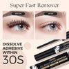 LASHVIEW Lash Remover, Cluster Lash Glue Remover, DIY Eyelash Extension Remover, Eyelash Glue Remover for False Eyelashes Self-Use Gentle Soothing Non-Irritating Eye Cleanser Oil 5ML