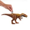 Mattel Jurassic World Wild Roar Dinosaur Toy with Sound & Attack Move, Megalosaurus Posable Action Figure Includes Digital Play, 11 inches Long
