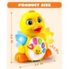 JOYIN Baby Toys Duck, Infant Musical Toys 6+ Months, Tummy Time Toys with Music & Lights, Light Up Learning Toys, Dancing Crawling Baby Toy, Baby Easter Basket Stuffers Gifts