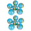 World Globe Squeeze Ball Bunch Stress Ball, Stress & Anxiety Relief Toy, Planet Earth, 3" (12-Pack)